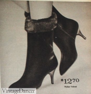 1960 stiletto heel boots