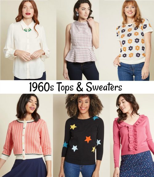 60s tops and sweaters at Modcloth