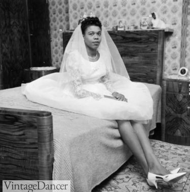 1960 wedding dress black bride and wedding shoes bridal shoes 1960s