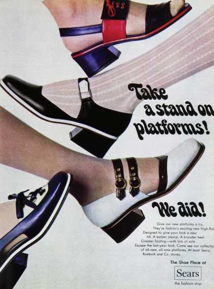 1960s platform shoes
