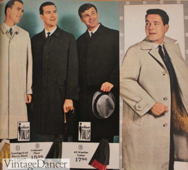 1961 mens Mac long coats overcoats