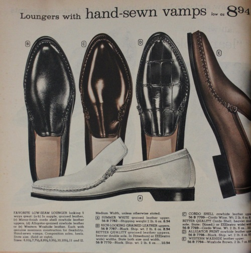 mens shoes worn in the 60s