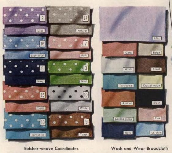 1960s Colors and Fabrics Women's Fashion