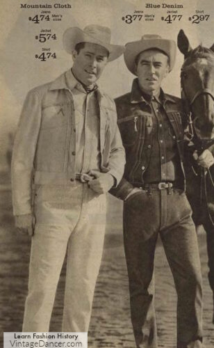 1960s mens western clothes