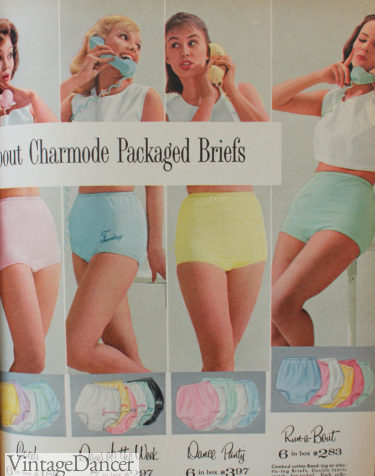 1961 pastel underwear