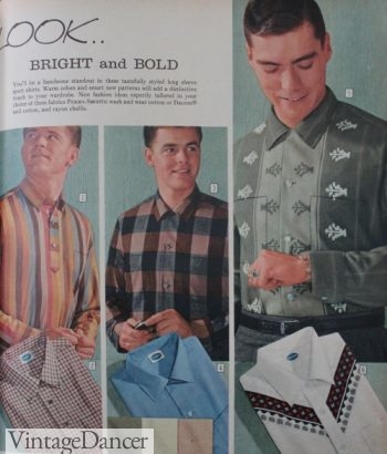 1961 men's pattern shirts