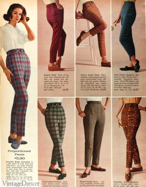 1960s Pants - Top Ten Styles for Women