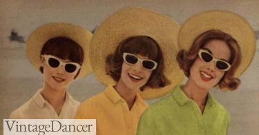 1962 sunglasses white