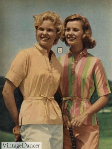 1962 classic tunic blouses