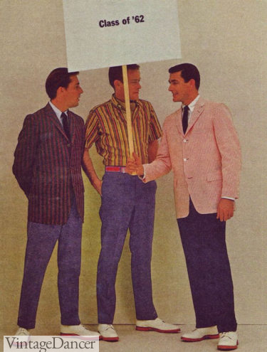 1962 Ivy League revival with striped blazers