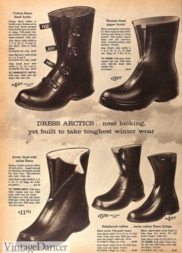Vintage Deadstock TOTES Men's Dress Boots Small Rubber Galoshes Schoenen Herenschoenen Laarzen Regen- & Sneeuwlaarzen 
