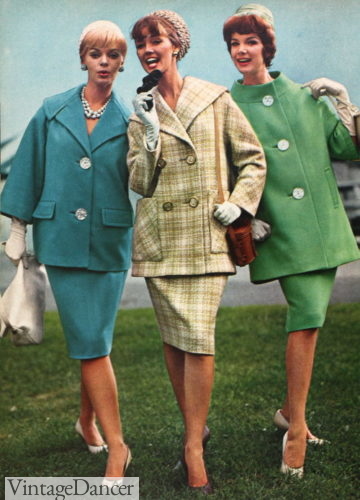 1962 skirts with matching topper coats