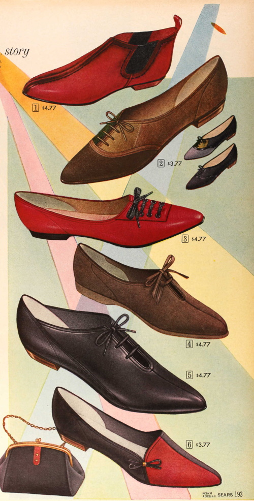 shoes worn in the 60s