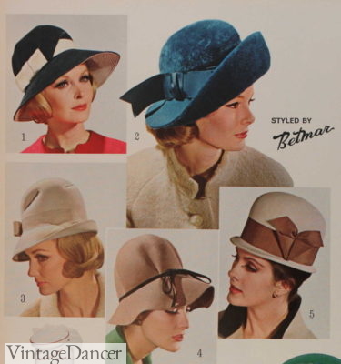 1960s hats women 1963