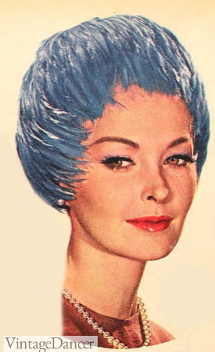 1960s feather wig hat 1963