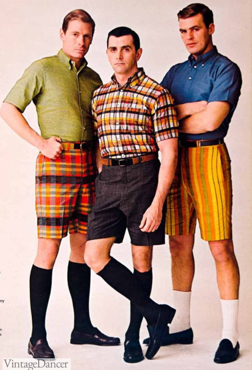 1960s men casual summer outfits with shorts - the summertime Dad look