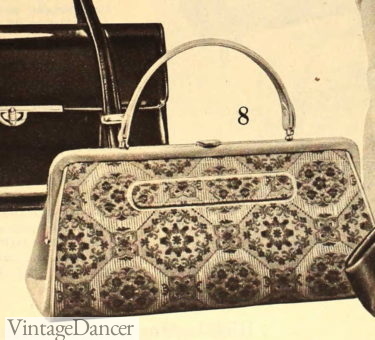 1963 India print tapestry bag