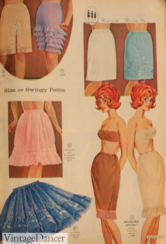 1964 slip and petticoat