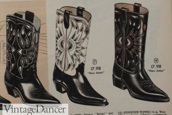 1964 men's western boots