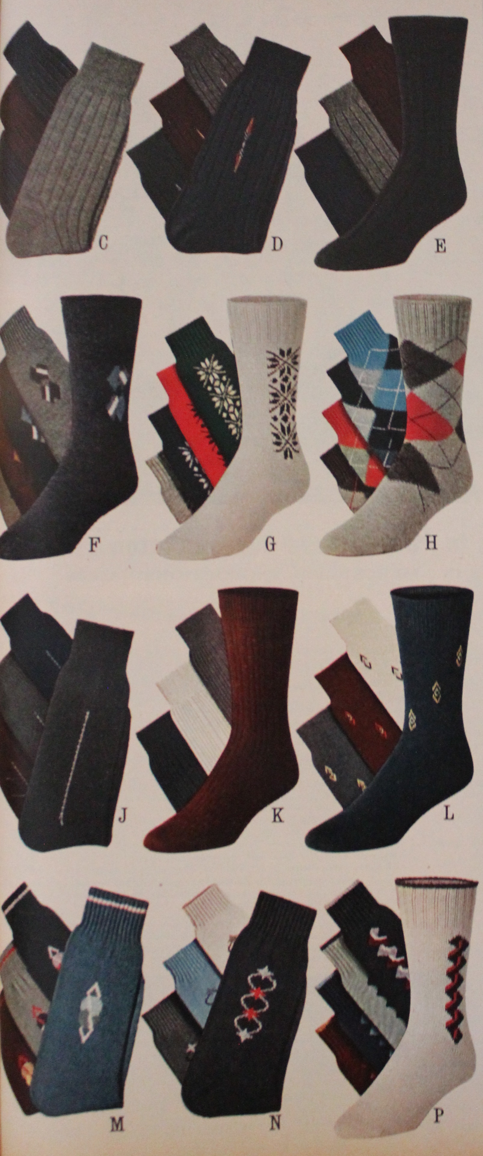 Vintage Men's Socks History-1900 to 1960s