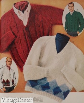 1960s mens vintage Mohair Sweaters & Cardigans