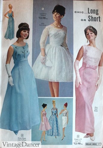 1964 bridesmaid dresses (and short wedding dress)