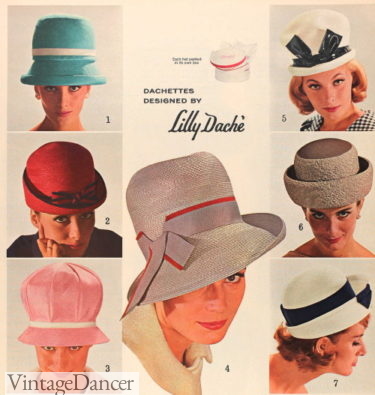 1960s hats women 1964