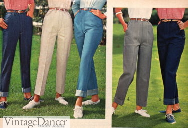 1960s classic and rancher fit jeans for women- light and dark colors