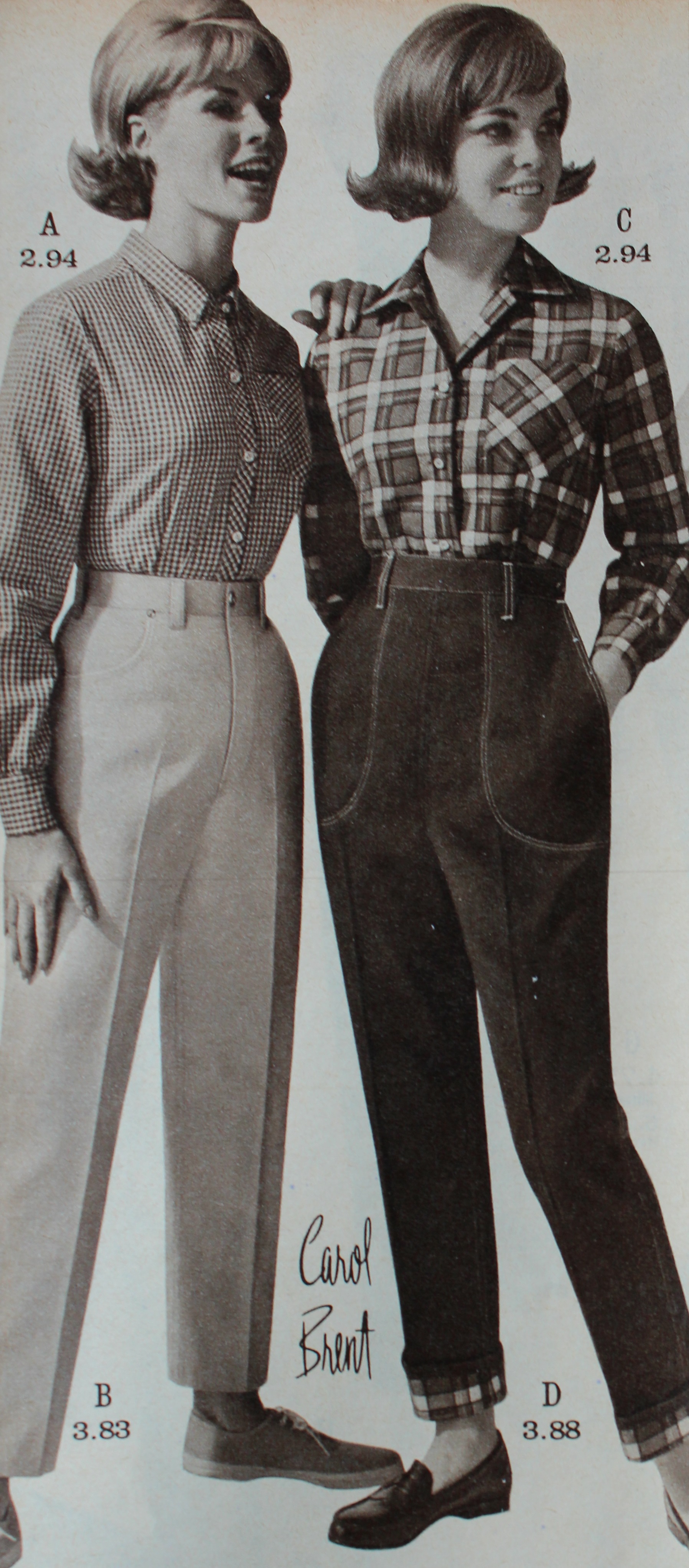 Vintage Jeans 1930s-1970s History for Women