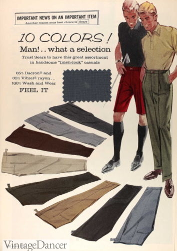 1964 mens casual pants