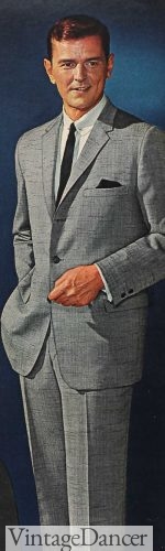 1964 grey 3 button suit