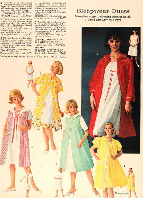 1960s Sleepwear, Pajamas, Robes History