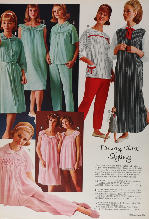 1960s Sleepwear, Pajamas, Robes History