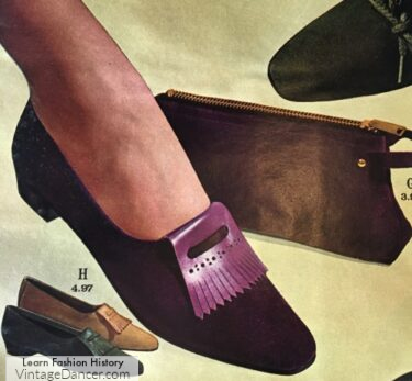 1960s pilgrim shoes, kilties 1964
