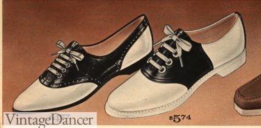 1964 bubble and classic saddle shoes