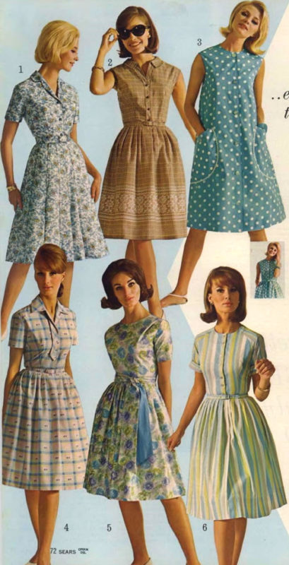 retro 60's style dress
