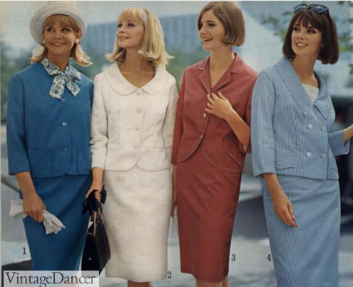 1960s women suit dresses with jackets - 1965 suits dress with jacket for women
