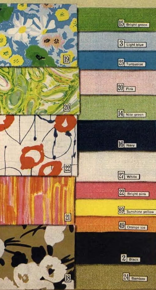1960s Colors and Fabrics Women's Fashion