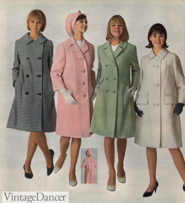 Ten 1960s Coats and Jacket Styles, Vintage Dancer