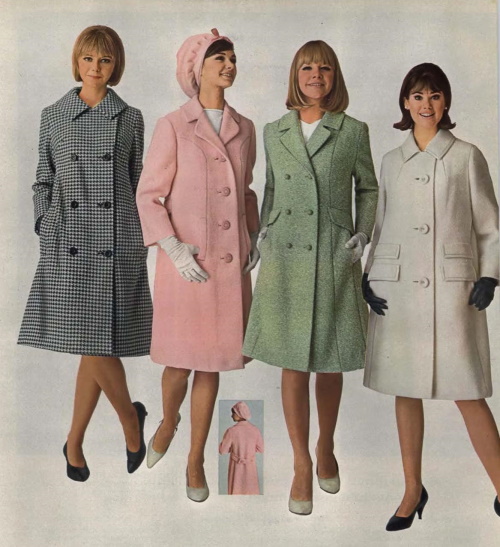 Ten 1960s Coats and Jacket Styles