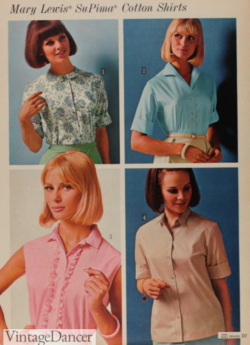 1965 classic cotton blouse