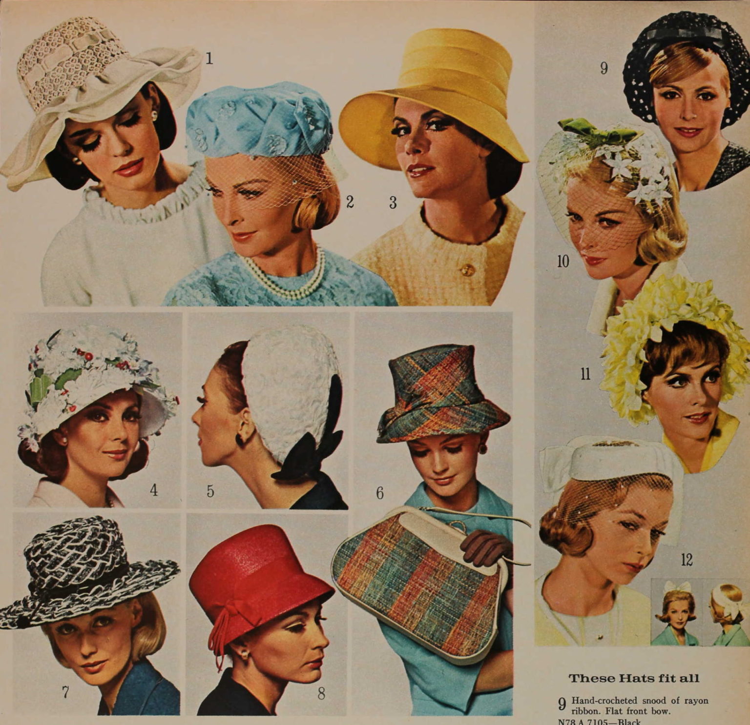 1960s Hats Styles Women's Hat History