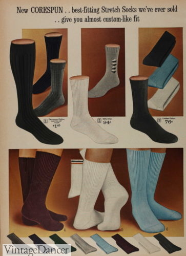 1965 boring dress socks