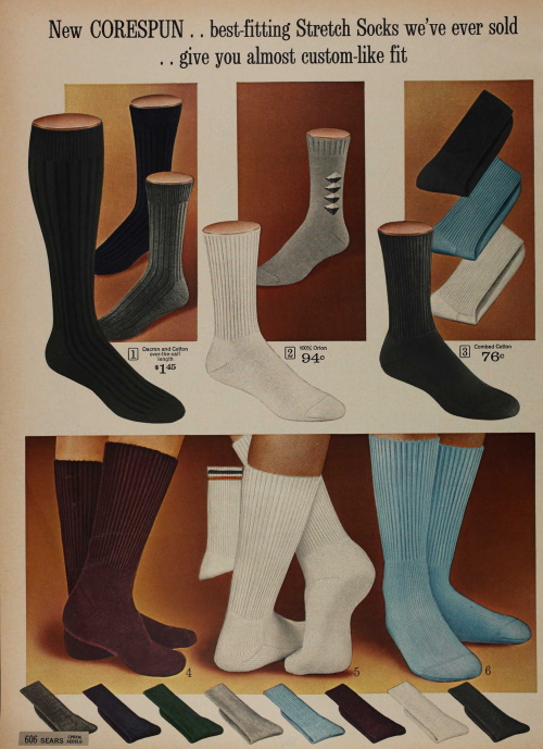 Vintage Men's Socks History1900 to 1960s