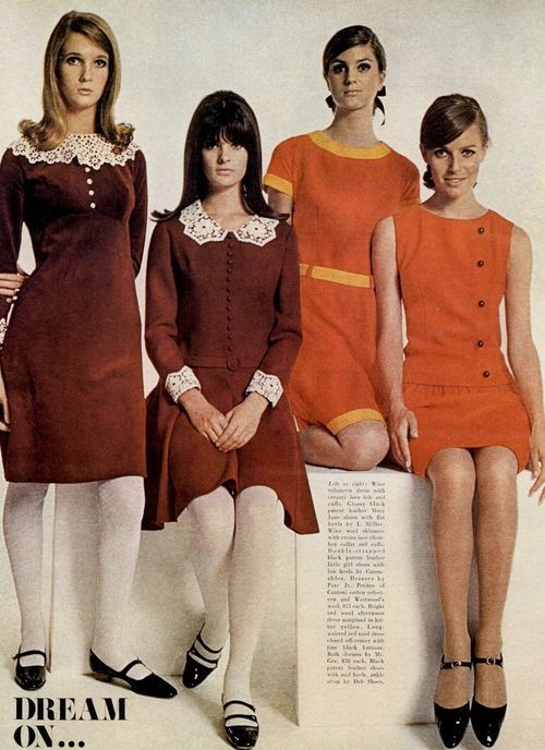 1960s Dress Styles  Swing, Shift, Mod, Mini Dresses