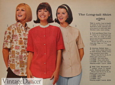 1965 collarless blouses band collar grandad collar