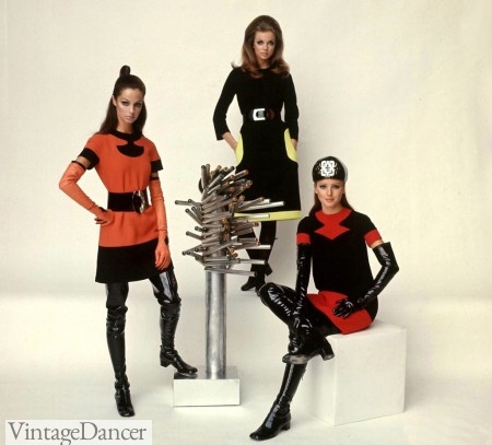 1960s Cuissarde Boots, mod fashion