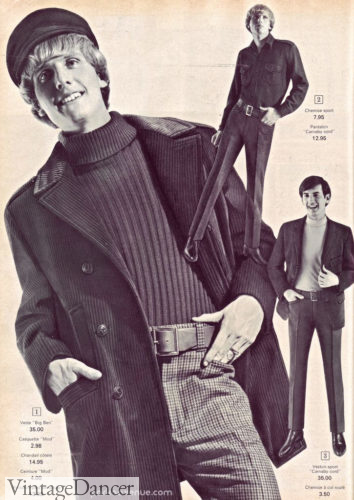 1966 pea coats for Mods in Canada too