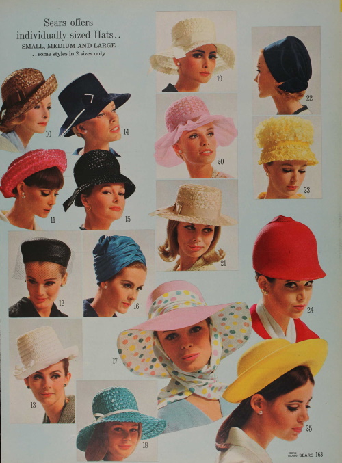 1960s Hats Styles Women's Hat History