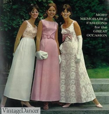 1966 prom dresses bridesmaid